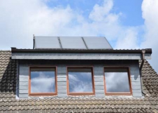 Solarkollektoren Einfamilienhaus Celle - Heizung